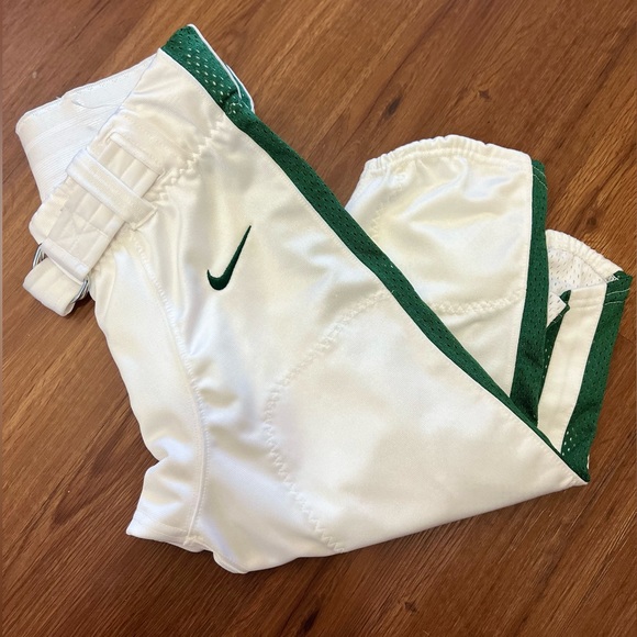 Nike Pants Nwt Mens Nike Stock Vapor Pro White And Green Football Pants Sz M Poshmark